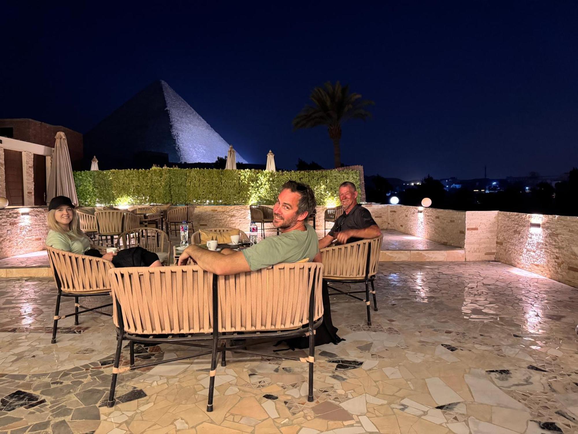 Golf Pyramids View Hotell Kafret el-Gabal Exteriör bild